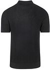 Profuomo Polo Shirt Linen Blend Herringbone Navy Product / Achterkant