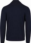 Profuomo Half Zip Pullover Merinowolle Navy