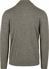 Profuomo Half Zip Pullover Merinowolle Grün