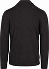 Profuomo Half Zip Pullover Merinowol Donkerbruin