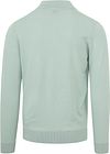 Suitable Half Zip Trui Mintgroen Product / Achterkant