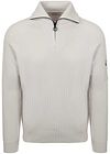 Suitable Halv Zip Trøje Tias Cooldry Knit Greige SPE25305TI49ST-920