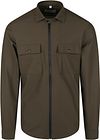 Suitable Cardigan Verde 245-2 shirt jacket zip 