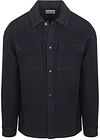 Suitable Overshirt Uldmiks Marineblå OVSH-WM-STBL-25W03