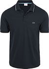 Sun68 Polo Shirt Small Stripe Collar Navy  order online | Suitable