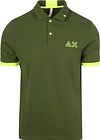 Sun68 Poloskjorte Logo Fluo Army Grønn A35122-37