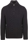 Superdry Half Zip Pullover Jacob Cable Navy M6110698A-98T kaufen | Suitable