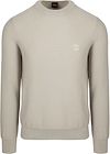 BOSS Sweter Beżowy 50527584-070