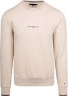 Tommy Hilfiger genser Logo Tipped Beige MW0MW33639-HCX