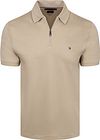 Tommy Hilfiger Half-Zip Polo Shirt Interlock Beige order online | Suitable