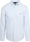 Tommy Hilfiger Poplin Skjorta Randig Ljusblå MW0MW42440-0A4