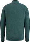 Vanguard sweter z półzamkiem w kolorze zielonym Product / Achterkant