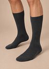 Falke Swing 2-pak sokker, antracit Model / Voorkant