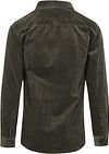 Chemise Anerkjendt Akleif en velours côtelé vert foncé Product / Achterkant