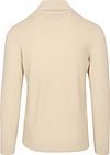 Profuomo Half Zip Pullover Structure Ecru Product / Achterkant