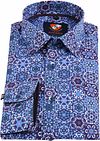 Suitable Overhemd Blauw Paars Dessin Product / Detail