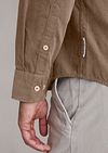 Marc O'Polo Skjorte Fine Corduroy Taupe Model / Detail
