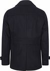 Caban Coat in lana Steppin' Out blu navy Product / Achterkant