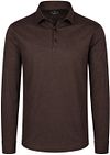 Køb Desoto Longsleeve Poloshirt Essential Brun 87018-41-882 | Suitable
