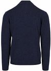 GANT Tröja Half Zip i lammull Navy