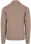Gant Halfzip Lamswol Trui Camel