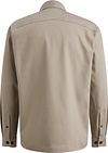 Koszula typu overshirt Cast Iron Tech Zip w kolorze beżowym Product / Achterkant