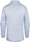 Steppin' Out Overhemd Slim-Fit Twill Lichtblauw Product / Achterkant