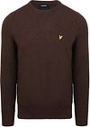 Lyle & Scott Pullover Lamswol Bruin KN2114VC-Y059
