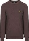 Lyle & Scott Rib Pullover Brun KN2303V-X863