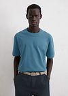 Marc O'Polo Heavy T-Shirt Blue Model / Voorkant