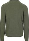 Maglione Suitable Riva Structure Mélange Verde Product / Achterkant