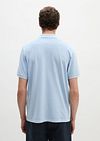 Marc O'Polo Polo Piqué Dusted Blue Model / Achterkant