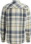 PME Legend Overshirt Rutig Ecru Product / Achterkant