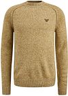 PME Legend Sweater i Uldblanding i Melange Gul PKW2309328-8186