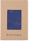 Suitable Silk Pocket Square Navy Verpakking