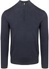 Profuomo Half Zip Pullover Merinowol Navy PPVJ30003D-P kopen | Suitable