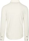 Profuomo Polo Manches Longues Blanc Cassé Product / Achterkant