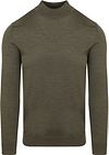Profuomo Turtleneck Trøje Merino Grøn Olive PPWJ30004A-Z3