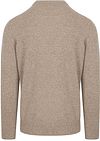 Pullover Profuomo in misto lana color sabbia Product / Achterkant