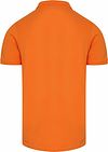 Steppin' Out Polo Piqué Orange Product / Achterkant