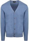 Steppin' Out Vest Cotton Cashmere Blauw CA-COCASH-STEPP-MIDBLUE kopen | Suitable