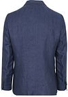 Suitable Blazer Linnen Panama Navy Product / Achterkant