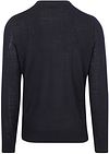 Suitable Crew Zip Merino blu navy Product / Achterkant