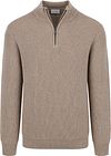 Suitable Half Zip Jersey Cowo Taupe PU-COWO-HZ-24 36714