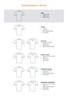Suitable Obra T-Shirt z wysokim, okrągłym dekoltem Biały 6-pack Anders