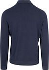 Suitable Compact Cotton Polo Shirt Navy Product / Achterkant