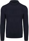 Suitable Trøje Cooldry Knit Turtleneck Marineblå SPE25305MI72ST-290