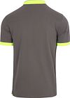 Sun68 Poloshirt Big Stripe Fluorescerende Antraciet Product / Achterkant
