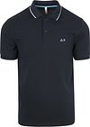 Sun68 Poloshirt Små Stribet Krave Navy A35110-07