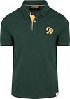 Superdry Polo Piqué Monogram Vert Foncé M1110465A-K1B commander en ligne | Suitable